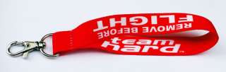 Remove Before Flight Key Chain Straps by Team Hard  