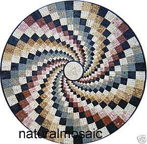 32 Marble Mosaic Medallion Pattern Tile Art Stone Floor Tabletop Home 