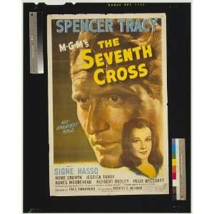  The Seventh cross,Spencer Tracy,Signe Hasso,c1944