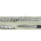 16 hole flute c key silver plated body&parts Design key