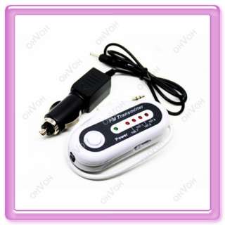 Wireless Car FM Transmitter for Cell Phone iPod MP4   