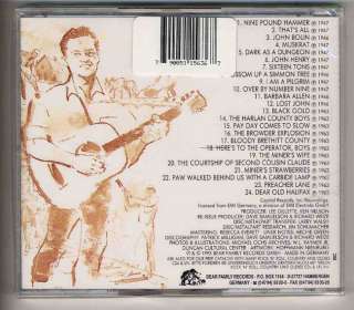MERLE TRAVIS Folk Songs OfThe Hills CD NEW SS Bear OOP 790051156367 