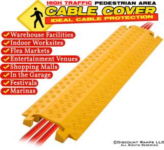SNAKE DROP OVER CABLE COVER WIRE PROTECTOR RAMP BOARD  