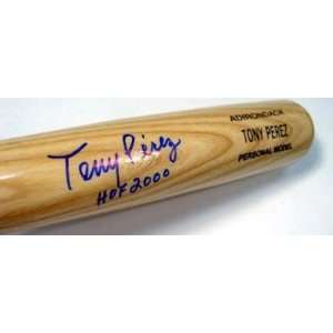Tony Perez autographed Baseball Bat HOF 2000