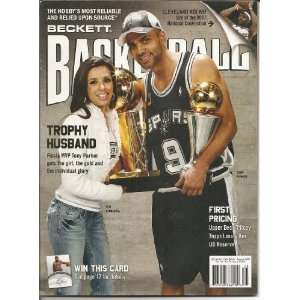 Tony Parker & Eva Longoria Basketball Becket Price Guide August 2007