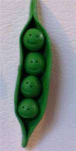 Four Peas In A Pod Magnet ~Quadruplets or Family of 4  