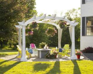 Cape Cod Arched Pergola (10 x 10)  