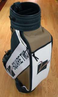 219 Square Two Golf 9 Staff Bag Tour Caddy Strap Harness Hunter 