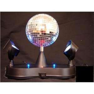  Disco Style Single Ball with 2 Projection Lights 