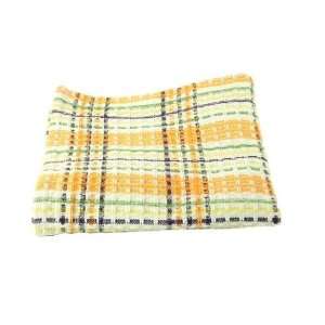    Fiesta Tangerine Plaid 18 Dishcloths, Set of 3