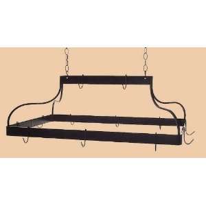  Mediterranean Series Pot Rack with 12 Hooks and Chain 