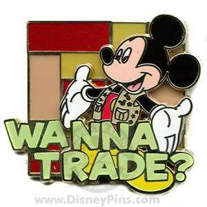   Mouse Wanna Trade Stained Le 500 WDW Disney PIN 