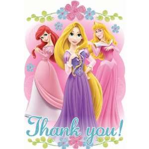  Disney Princess Fanciful Thank You Postcards 8 Pack 
