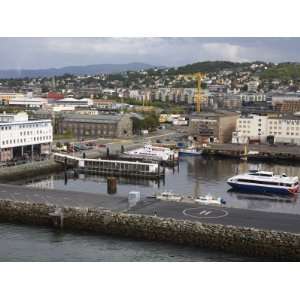 Docks in the Brattora District, Trondheim City, Nord Trondelag Region 