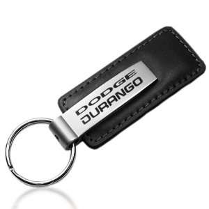  Dodge Durango Black Leather Key Chain, Official Licensed 