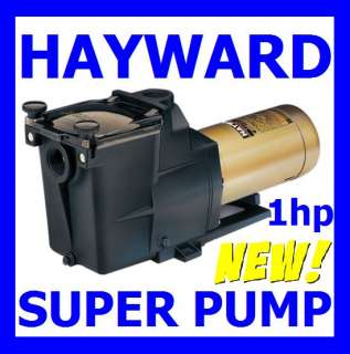 HAYWARD 1hp SUPER PUMP INGROUND SWIMMING POOL MOTOR NEW  