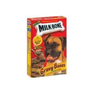  Milk Bone Gravy Bones Dog Biscuits for Large Dogs (Case of 