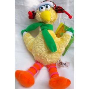   Stuffed Sesame Street Big Bird in Holiday Costume Christmas Doll Toy