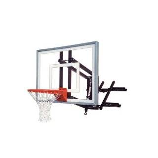   Turbo Roof and Wall Mount Basketball Hoop with 54 Inch Glass Backboard