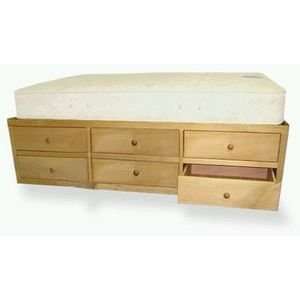  Two Sided Storage Bed w/12 Drawers