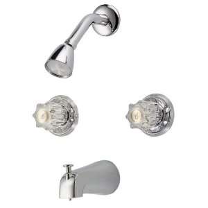  Hardware House 426023 Double Handle Tub/Shower Faucet with 