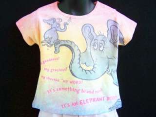 NEW Baby Girls Dr Seuss HORTON Spring 2T Clothes NWT  