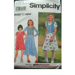  16 1/2 SIMPLICITY EASY SEWING PATTERN 7223 Arts, Crafts & Sewing