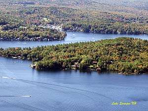   to sunapee harbor upper left and burkehaven hill shows about 5 % of