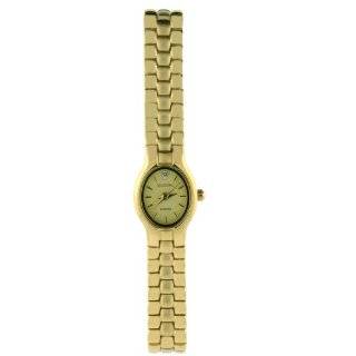 Elgin Ladies Classic Gold Tone Watch with Diamond EL320N