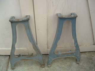 old Rockwell /Delta wood lathe cast iron legs  