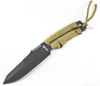 10 TACTICAL COMBAT Survival HUNTING KNIFE w/ SHEATH Military Fixed 