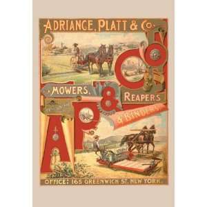   and Co., Mowers, Reapers and Binders 20x30 poster
