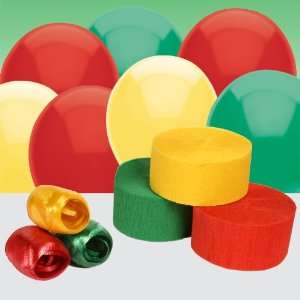  Red, Green and Yellow Decorating Kit 