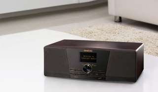   Table Top WiFi Internet Radio with FM RDS (Dark Brown) Electronics