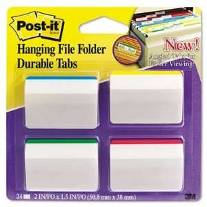   Post it Durable Hanging File Folder Tabs MMM686A 50BL