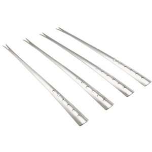    9 inch Stainless Steel Fondue Forks, Set of 4
