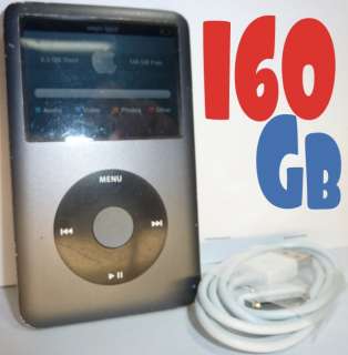 Apple iPod classic 7th Generation Black 160GB(Latest Model) Video 