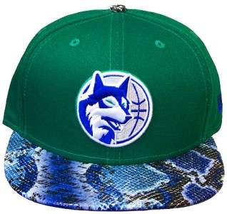   Timberwolves snake skin SNAPBACK hat like Jay Z Kanye Video New Era