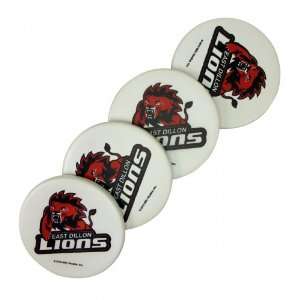  Friday Night Lights East Dillon Lions Coaster Set   4 pack 