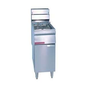  Floor Model Gas Fryers, 49 Lbs, Ss Tank And Body, Nat Gas 
