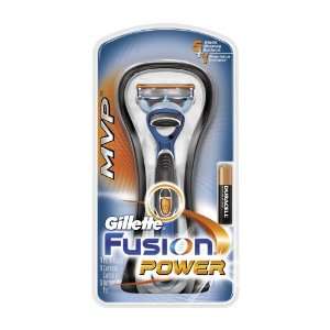  Gillette Fusion Power MVP Razor   1 Razor, 1 Cartridges, 1 