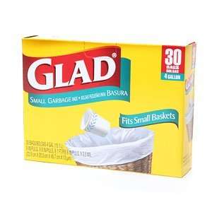   00150 Glad 13 Gallon Indoor Small Garbage Bags 30 count   Case of 12