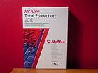 NEW McAfee Total Protection 2012 3 User 3 PC Anti Virus