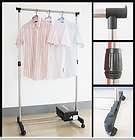 Adjustable Movable Compact Light Weight one Pole Garment Cloth Rack