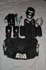   Belt Academy Taekwondo Protective Gear Lot Bag Chest Protector Gloves