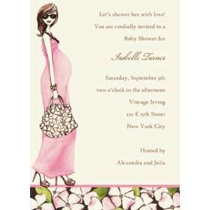   Baby Girl Shower Invitation, by Bonnie Marcus