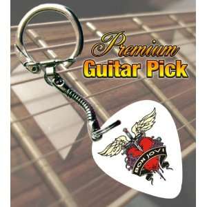  Bon Jovi Premium Guitar Pick Keyring Musical Instruments