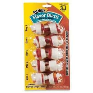  Dingo Flavor Blasts 5 Pack Sw.Potato Mini,2 1/2 Inch Pet 