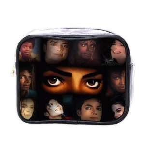    Many Faces of Michael Jackson Collectible Mini Toiletry Bag Beauty