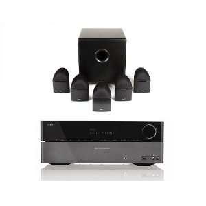 Harman Kardon AVR3650 A/V Reciever and Mirage Nanosat 5.1 Home Theater 